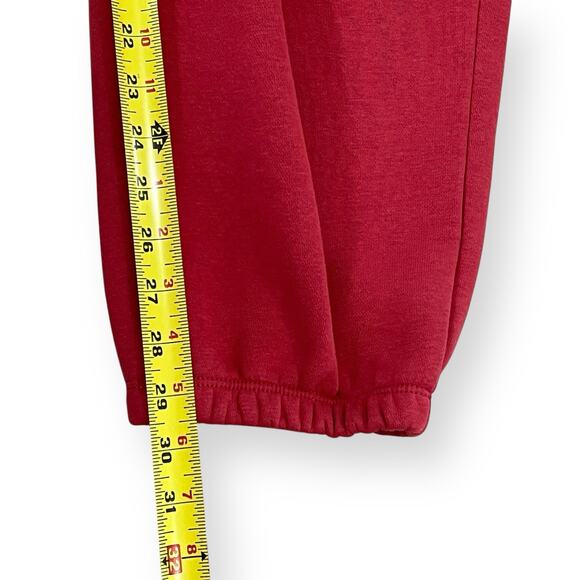 Champion Women's Fleece Jogger Size 2XL Redwood Red Elastic Waist Drawstring - Picture 9 of 10